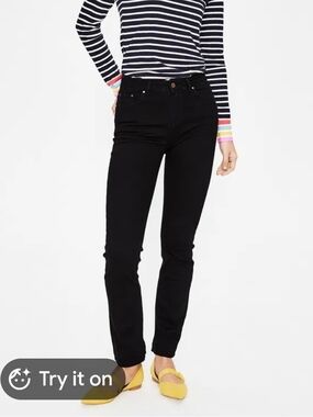 Boden Black Skinny Women's Jeans - Size 14R